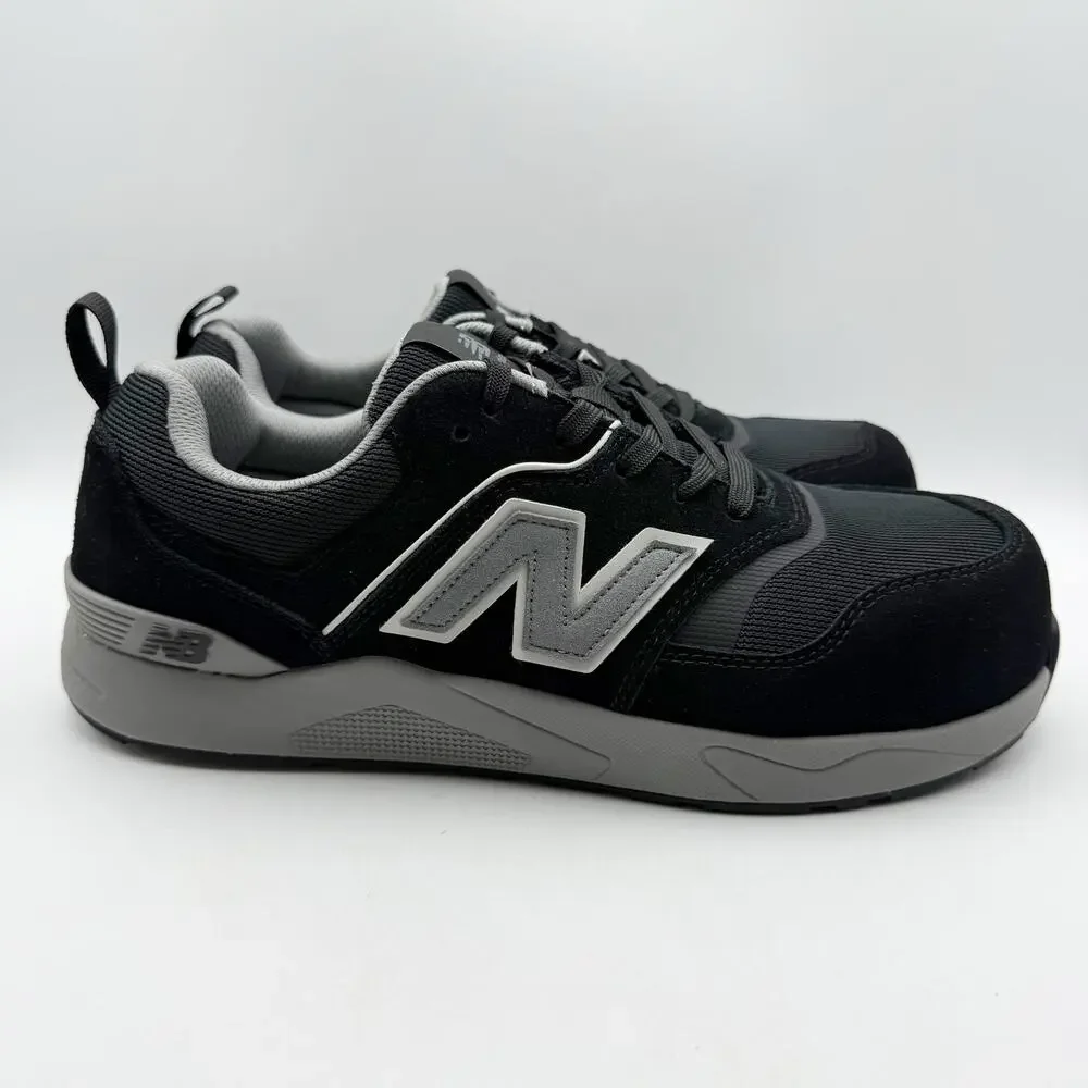 New Balance Mens Elite Lite Composite Toe Work Sneakers US 8.5 Black SR NIB